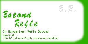 botond refle business card